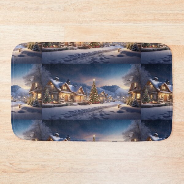 Item preview, Winter Wonderland: A Serene Snow-Covered Village at Yuletide 5 designed and sold by ArtComixHaven.