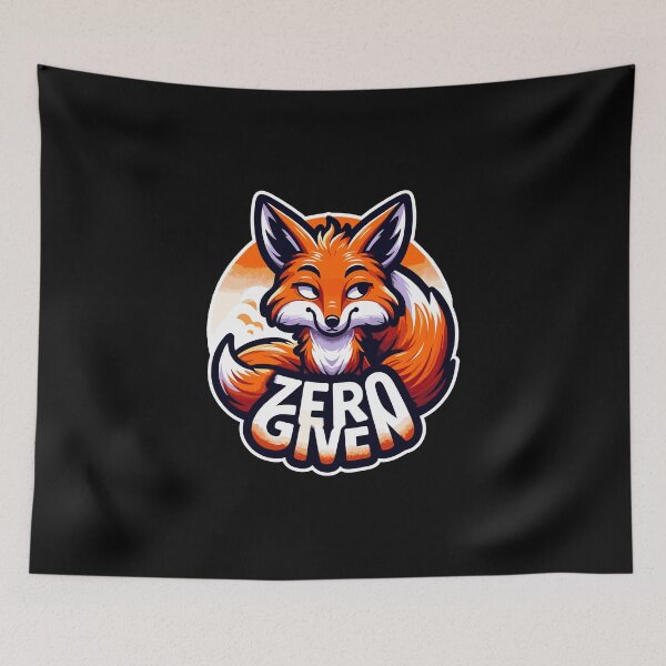 Item preview, Zero Given - Fox Illustration designed and sold by MrERNST.