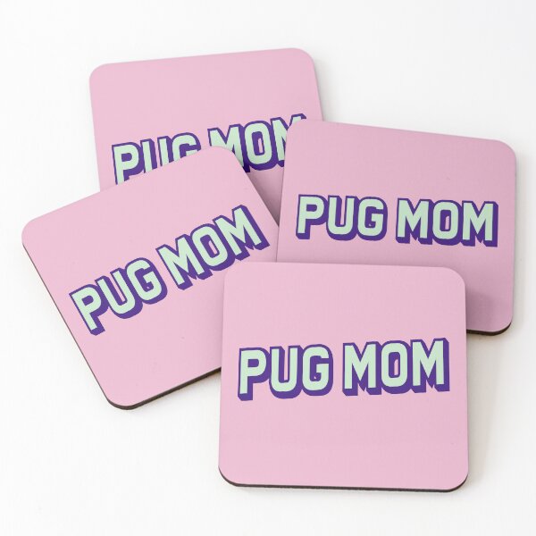 Item preview, Pug Mom Retro Beach Bubble Gum Gift  designed and sold by Guarddogdrive.