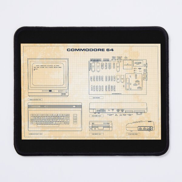 Item preview, Commodore 64 (Old Blue Grid) designed and sold by BGALAXY.