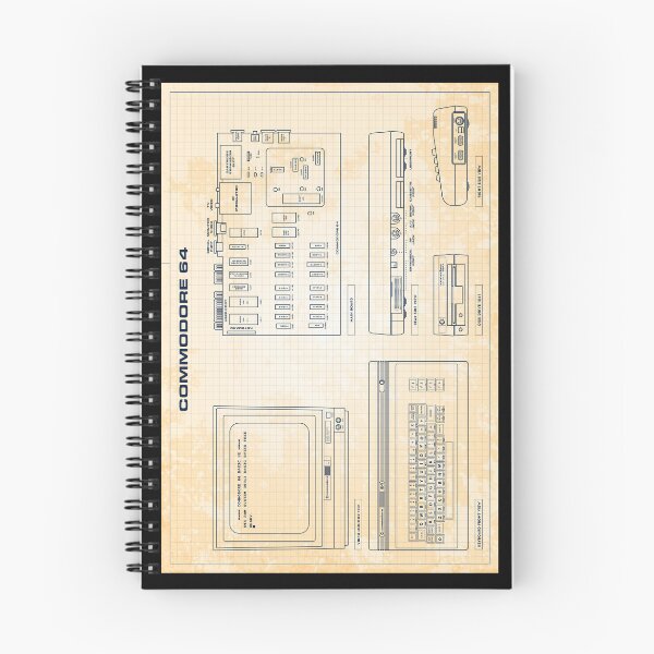 Item preview, Commodore 64 (Old Blue Grid) designed and sold by BGALAXY.