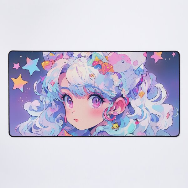 Item preview, Kawaii Pastel Blue Cosmic Anime Girl designed and sold by bubblegoth.