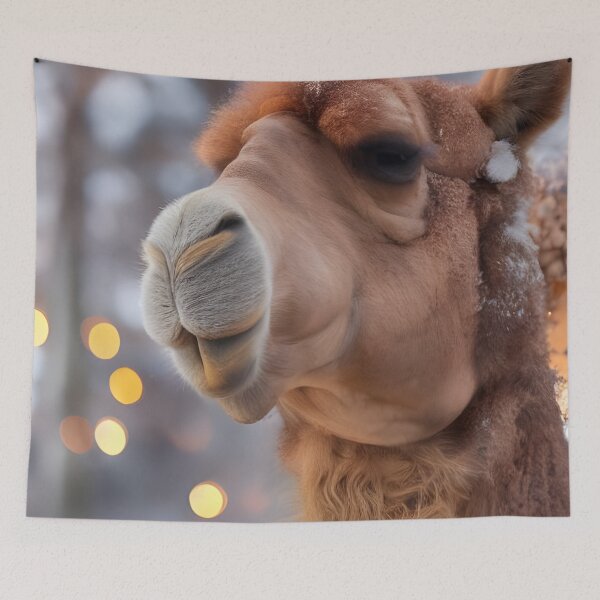 Item preview, Smiling Camel Seeks Portrait designed and sold by Paw's Arts.