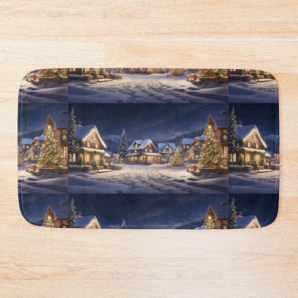 Item preview, Winter Wonderland: A Serene Snow-Covered Village at Yuletide 7 designed and sold by ArtComixHaven.