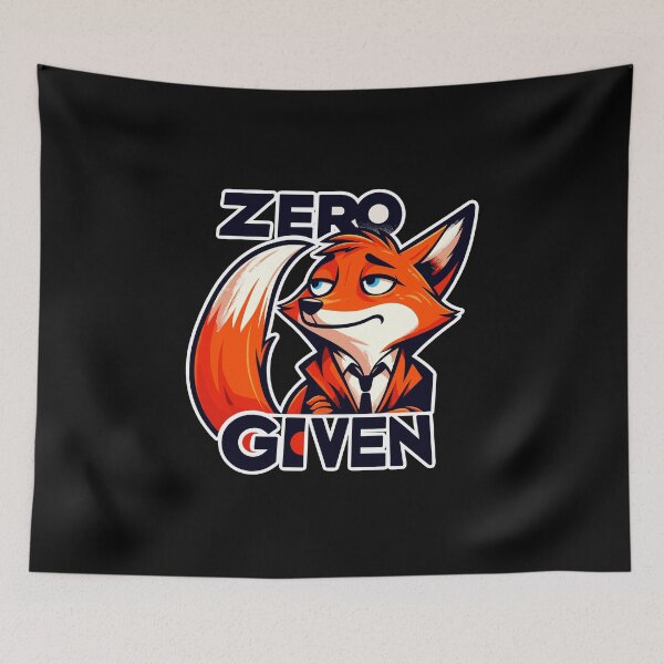 Item preview, Zero Given - Fox Illustration designed and sold by MrERNST.