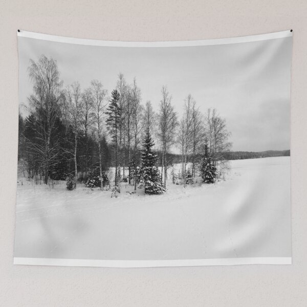 Item preview, Paths on the lake bw designed and sold by Jouko Lehto Photography.