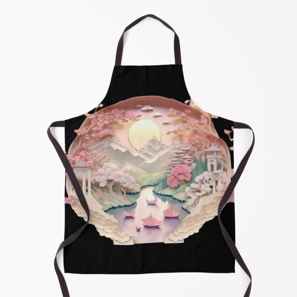 Item preview, 3D Landscape River Japan Antique designed and sold by JAPANISTICstore.