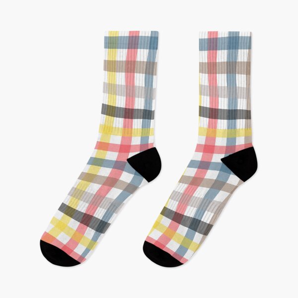 Item preview, Gingham Pattern - Seamless Checkered Print - Multicolor Vichy - Gingham Check: Modern Tapestry - Grey designed and sold by AinigrivDoll.
