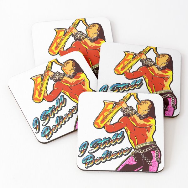 Item preview, I STILL BELIEVE 80s Sax Man designed and sold by PopFanShop!.