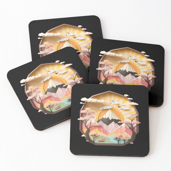 Item preview, 3D Mountain Fuhi Japan Japanese Landscape designed and sold by JAPANISTICstore.