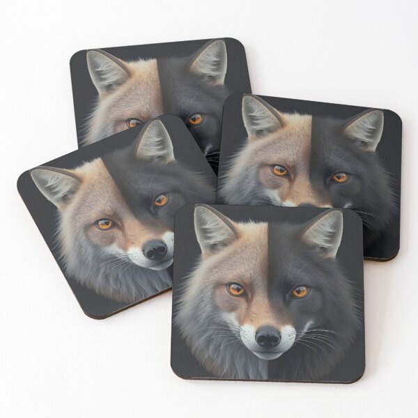 Item preview, Black Fox - Red Fox designed and sold by DistincTee.