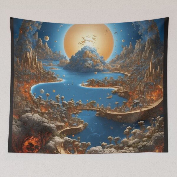 Item preview, A Fractal Fantasy, Surreal World - 17 designed and sold by nyathiwa.