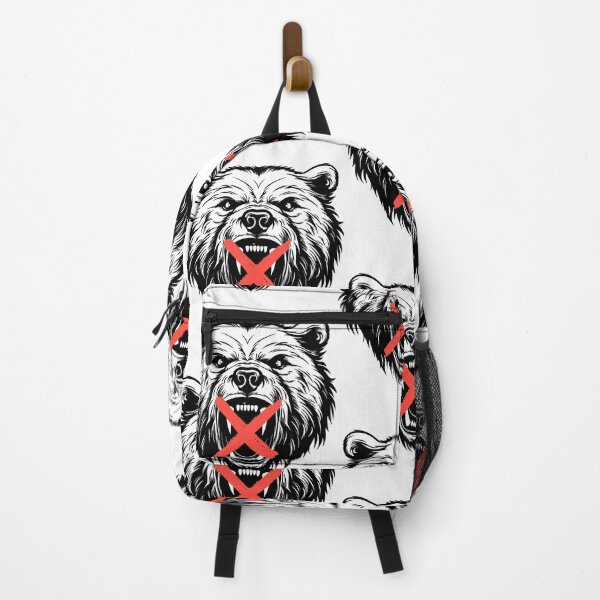 Item preview, AN ANGRY BEAR WITH A RED X designed and sold by infinitearte.