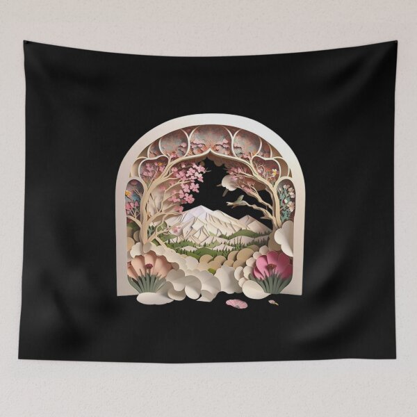 Item preview, 3D Nature landscape Floral designed and sold by JAPANISTICstore.