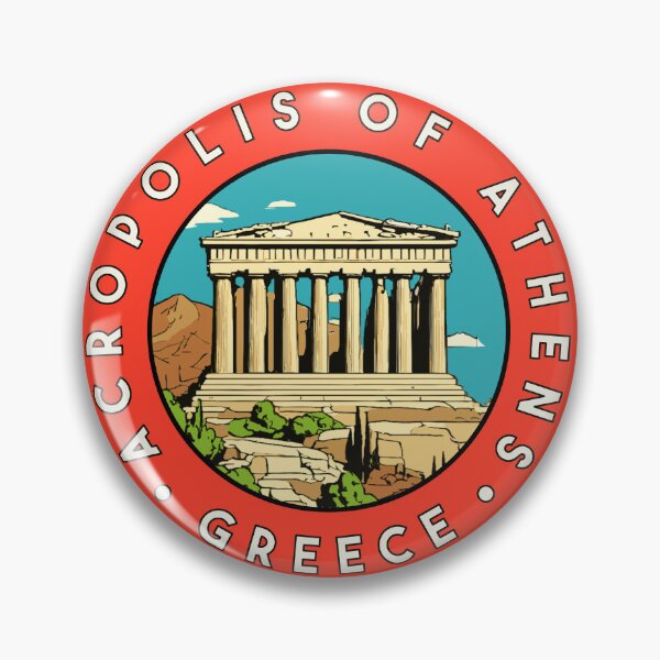 Item preview, Acropolis of Athens Greece Decal designed and sold by Decal Mania.