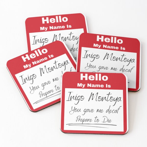 Item preview, Hello my name is: Decaf designed and sold by EmberlyDawn.