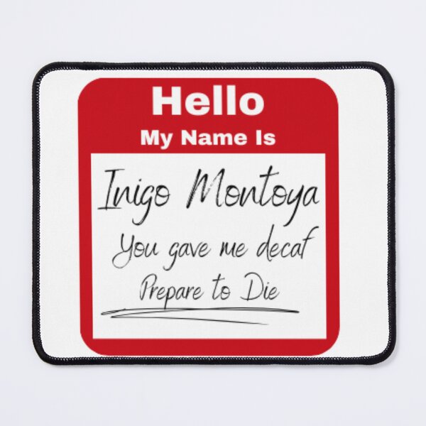 Item preview, Hello my name is: Decaf designed and sold by EmberlyDawn.