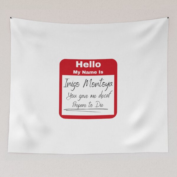 Item preview, Hello my name is: Decaf designed and sold by EmberlyDawn.