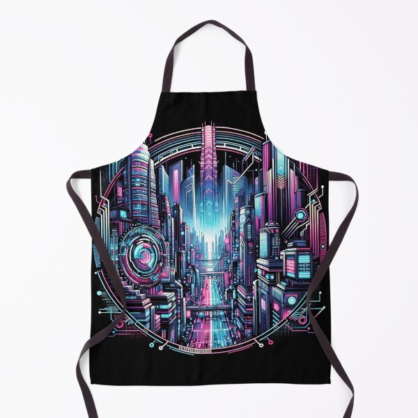 Item preview, "Neon Metropolis: The Pulse of Cyberpunk City" designed and sold by APARTAI EU.