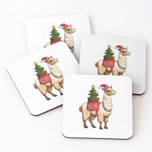 Item preview, Lama Celebrating Christmas designed and sold by Metalsaga.