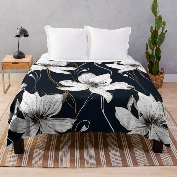 Item preview, Elegant white flowers designed and sold by Artdroid.