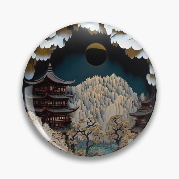 Artikelvorschau, 3D-Landschaft Nacht Japan Sublime entworfen und verkauft von JAPANISTICstore.