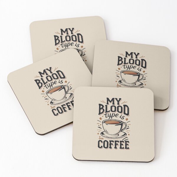 Item preview, My Blood Type is Coffee designed and sold by Sketch-Shack.