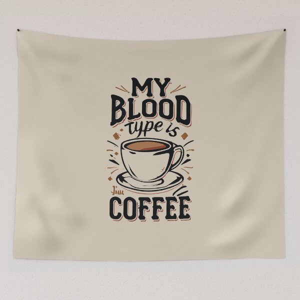 Item preview, My Blood Type is Coffee designed and sold by Sketch-Shack.