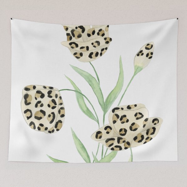 Item preview, Wild Flowers - Leopard Print 1 designed and sold by Wyndee Breheny.