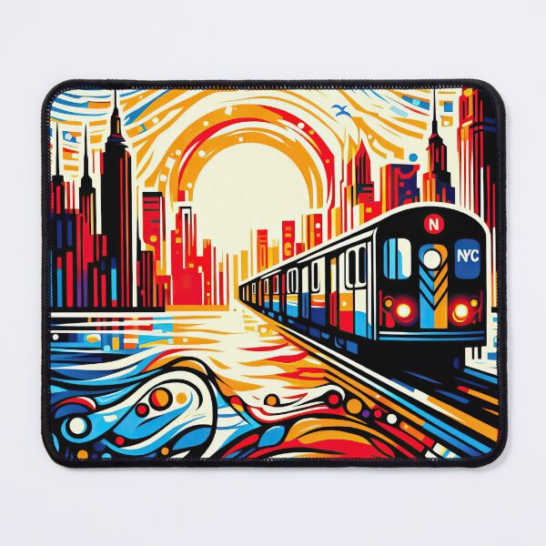 Item preview, New York Subway illustration NYC Subway Train designed and sold by MayaDelaye.