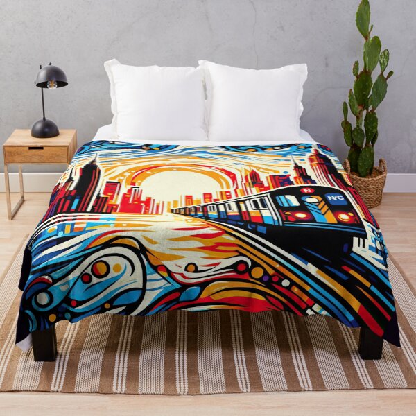 Item preview, New York Subway illustration NYC Subway Train designed and sold by MayaDelaye.