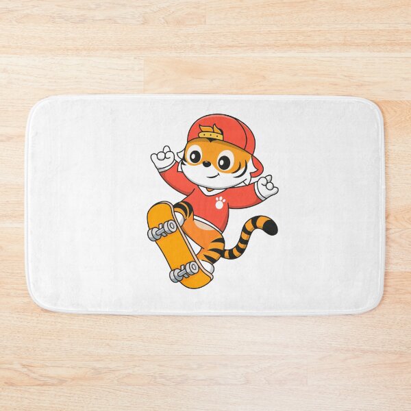 Item preview, A tiger cub on a skateboard designed and sold by MARRTDESIGN.