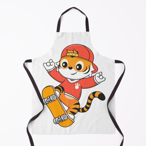 Item preview, A tiger cub on a skateboard designed and sold by MARRTDESIGN.