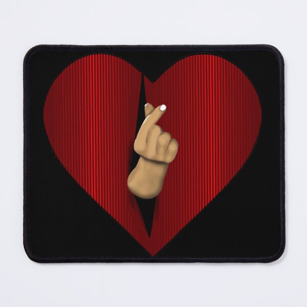 Item preview, Finger Heart Valentine's Day Illustration designed and sold by ArtAndBliss.
