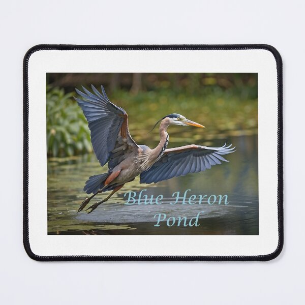 Item preview, Blue Heron Pond Subdivision Logo designed and sold by AndClipArt.