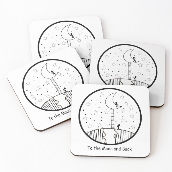 Item preview, To the moon and back designed and sold by EstiloSoul.