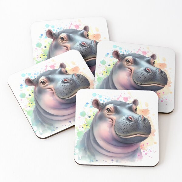 Item preview, Hippo Art #5 | Hippo Lovers designed and sold by ksgraphics222.