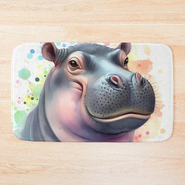Item preview, Hippo Art #5 | Hippo Lovers designed and sold by ksgraphics222.