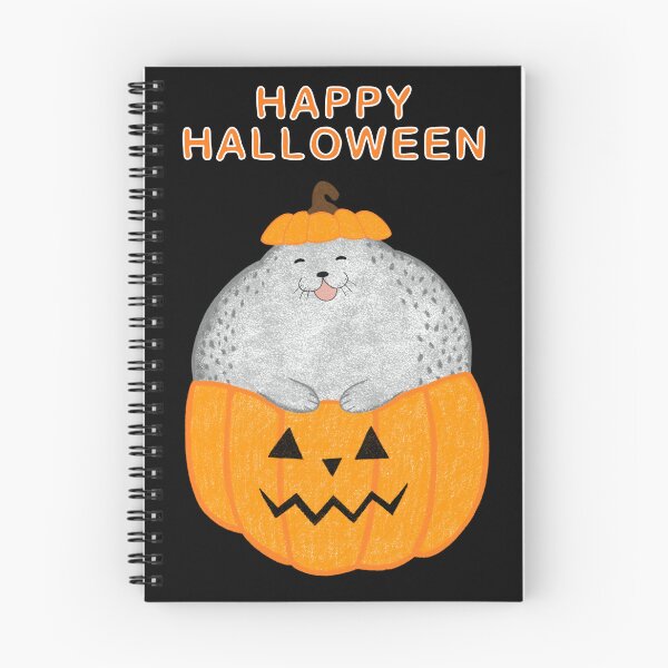 Item preview, Happy Halloween Pumpkin Seal designed and sold by raedoes.