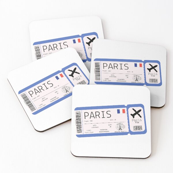 Item preview, Paris boarding pass designed and sold by StudioPandC.