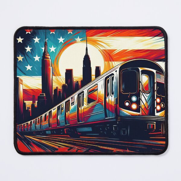 Item preview, New York Subway NYC Subway Train designed and sold by MayaDelaye.