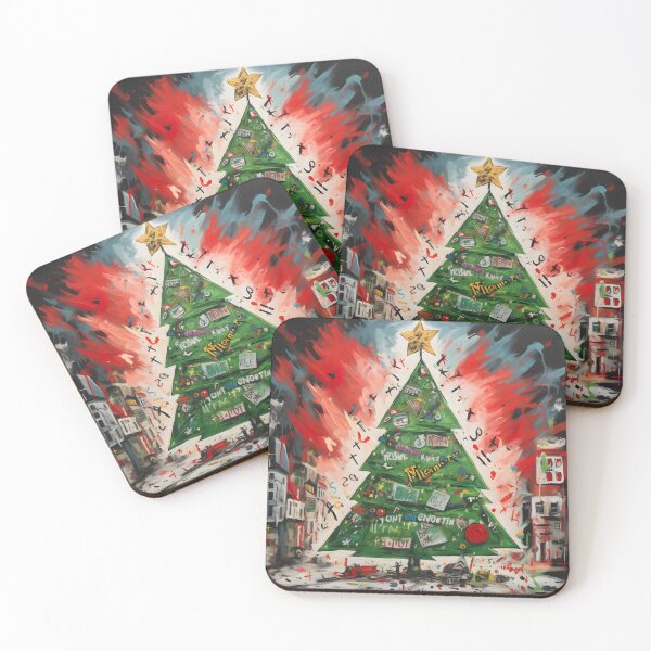 Item preview, Activist Glow- Defiant Christmas Tree Expression in the Realm of Social Artivism designed and sold by OlfactoART Studio.