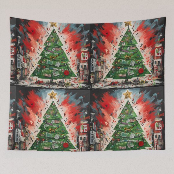 Item preview, Activist Glow- Defiant Christmas Tree Expression in the Realm of Social Artivism designed and sold by OlfactoART Studio.