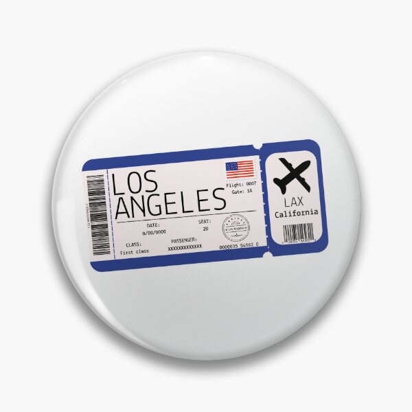 Item preview, Los Angeles boarding pass designed and sold by StudioPandC.