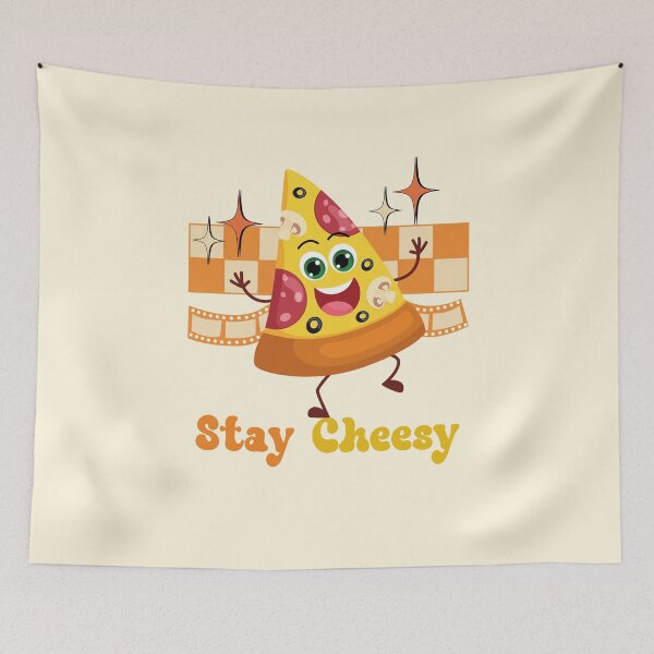 Item preview, RETRO STAY CHEESY designed and sold by PRINYOS.