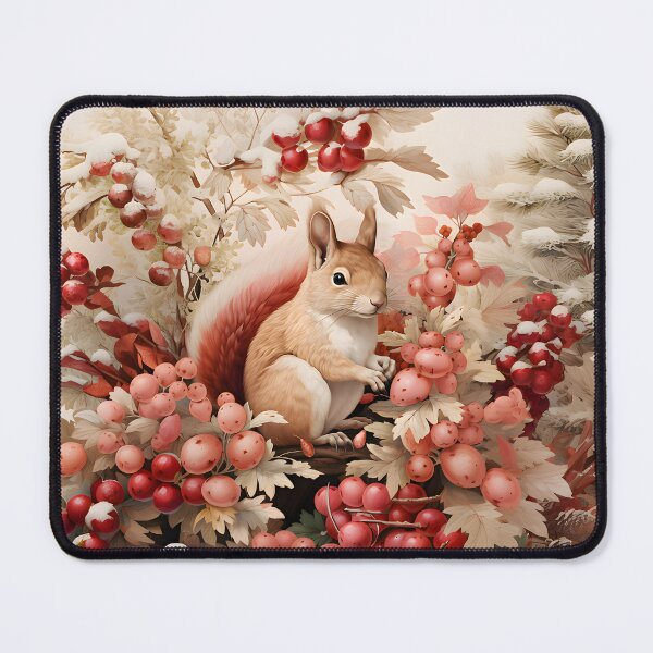 Item preview, Snowy Garden Squirrel designed and sold by meggydesigns.