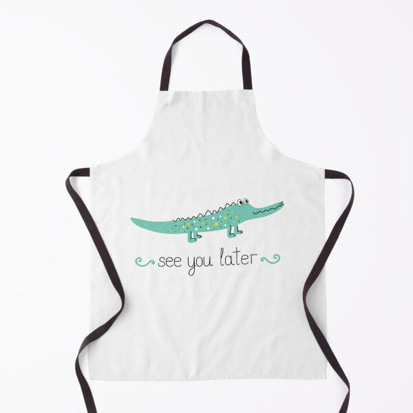 Item preview, Cute alligator. See you later lettering designed and sold by OlyaMolli.