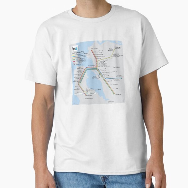Item preview, BART MAP - Bay Area Rapid Transit Map designed and sold by PIXEL POP DESIGNS - Beyond the Norm!.