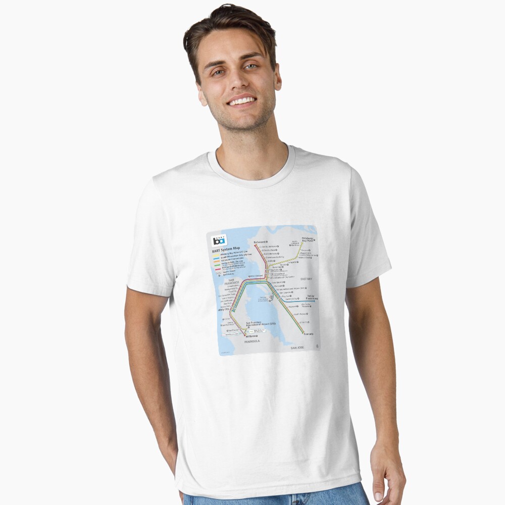 BART MAP - Bay Area Rapid Transit Map Poster