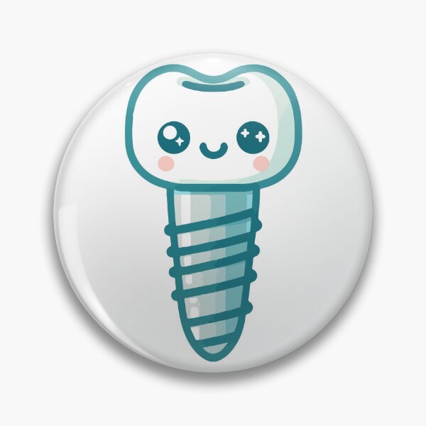 Item preview, Sparkling Implant - Adorable Dental Sticker designed and sold by ShopiDentistry.